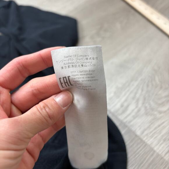 Kenzo Embroidered Spellout Rainbow Logo Oversized Hoodie Men's Medium - Picture 11 of 11